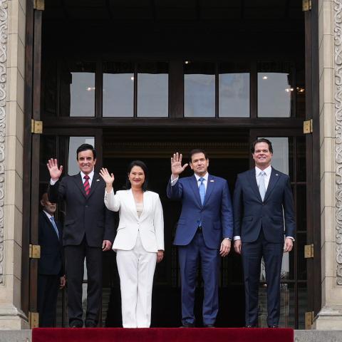 Keiko Fujimori y Marco Rubio