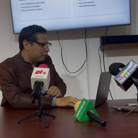 Edgar Uriel Dávila Araiza, integrante del Colegio de Economistas de Aguascalientes 