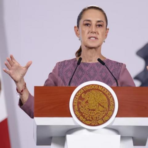 "No estoy de acuerdo" con la decapitación de la estatua de Calderón: dice Sheinbaum