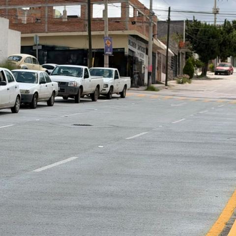 Concluye gobierno pavimentación en la avenida Mariano Hidalgo