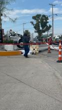 Muere empleado 