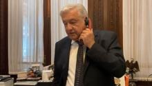 AMLO en llamada telefónica