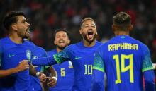 Brasil goleó a Túnez