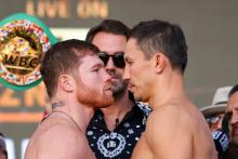 Se llevó a cabo el pesaje entre Canelo y GGG