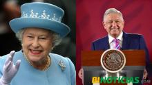 AMLO, reina Isabel II