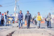Rehabilitan la principal vialidad de VNSA