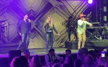 María José, Benny y Erik Rubín estuvieron la noche de este sábado en el Club Campestre Aguascalientes 