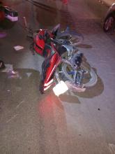 Motociclista lesionado 