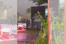 Lluvia en Singapur