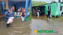 Se vuelve a inundar Dos Bocas, en las inmediaciones de la refinería