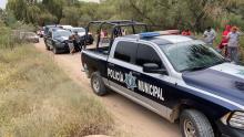 En una terracería sufrió una caída y la unidad oficial no se pudo detener por la velocidad que llevaba