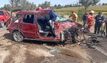 Por esquivar una obra de rehabilitación de la carretera, perdió el control del volante