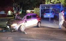 A pesar de lo aparatoso del accidente el conductor no sufrió lesiones que ameritaran traslado a un hospital
