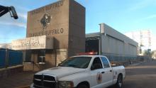 La bodega almacena material de resina. Confirman que NO hay personas lesionadas ni intoxicadas