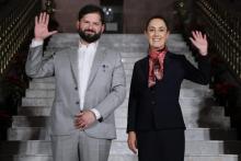 Boric y Sheinbaum 