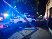Sucedió esta madrugada en el cruce de Galeana y Ecuador en Las Américas