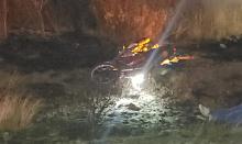 Sucedió en la carretera que va de La Ribera al Relleno Sanitario de San Nicolás