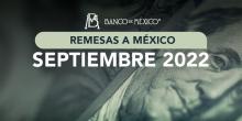 Recepción de remesas aumentó 14% en septiembre: Banxico