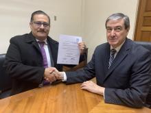 Ricardo Serrano y Florentino Reyes
