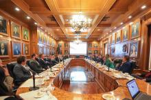 Reunión Tere Jiménez con empresarios