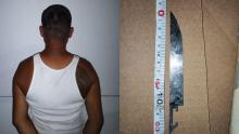 Cuando la víctima intentó defenderse, el cobarde sacó una navaja y la alcanzó a lesionar
