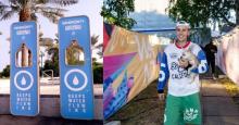 Justin Bieber lanzó una marca de agua en el Mundial de Qatar