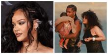 Rihanna mostró Mel rostro de su hijo en TikTok