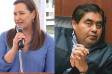 Martha Erika Alonso y Miguel Barbosa 
