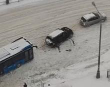 Nieve en Moscú