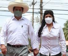 Pedro Castillo y Lilia Paredes 