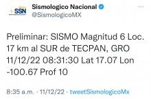 Sismo en Guerrero 