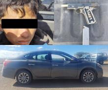 Cae pareja de roba autos. Asaltaron violencia a una mujer para quitarle su vehículo