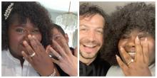 Gabourey Sidibe se casó con su prometido Brandon Frankel