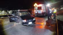 El conductor del auto al ver que su acompañante estaba muerta, se bajó del auto y se dio a la fuga