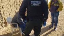 Sufrió una severa intoxicación que fue atendida por paramédicos del Grupo de Operaciones Aéreas