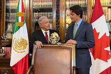 AMLO con Trudeau 