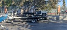La circulación en Av Alameda tuvo que ser cerrada para facilitar el trabajo de los Bomberos