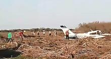 Avioneta desplomada 