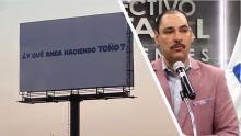 Defiende Toño Martín del Campo sus espectaculares; niega campaña anticipada