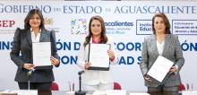 Nora Ruvalcaba, Tere Jiménez y Lorena Martínez