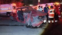 Su esposa quedó prensada en la unidad y con heridas de gravedad que la llevaron a parar al Hospital Hidalgo