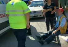 Don Gonzalo fue trasladado a la Clínica del ISSSTE con probable fractura de cadera