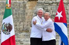 AMLO y Díaz-Canel