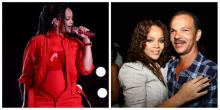 El papá de Rihanna supo del embarazonde Rihanna en el Súper Bowl