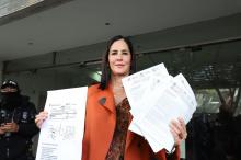 Presenta la alcaldesa Lía Limón denuncia por corrupción en contra de Layda Sansores