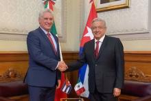 AMLO entregará distinción al presidente de Cuba