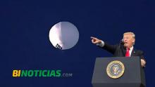 "¡Derriben el globo!" exige el expresidente Donald Trump