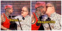 Pedro Sola y el influencer Aldair Leal se besaron en la boca