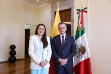 Aguascalientes y Colombia anuncian intercambios económicos y culturales