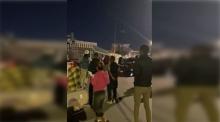Escena del incendio en Ciudad Juárez 